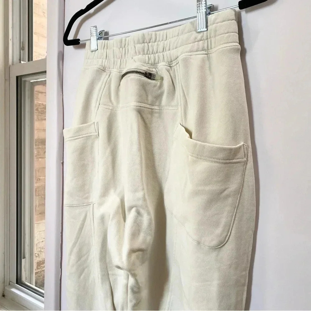 New Free People June Bug Sweatpants Joggers FP Movement Cream Small - Picture 6 of 12